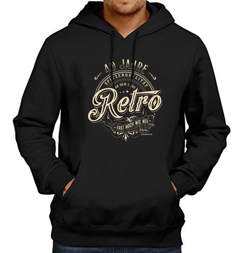 Hoodie retro jahre - 40,