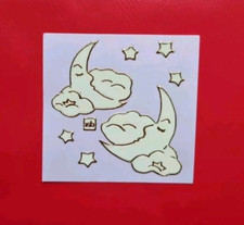 GLOW sticker   Vintage 90er,Original Bogen  Selten Sammlungauflösung❣️ 