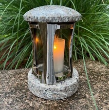 Grablaterne Grablampe Granit