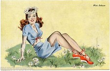 SCHÖNES PIN-UP.  MISS BEHAVE
