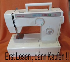 original Riccar 8730 Nähmaschine Stichplatte Nähfuß Spule Greifer Nähpedal