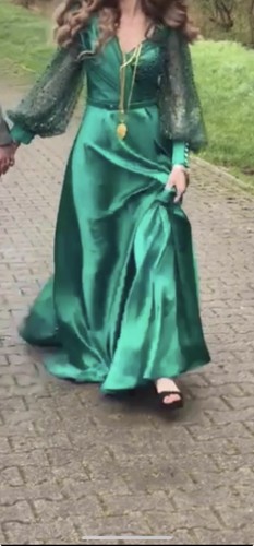 Damen abendkleid lang grün - damen,