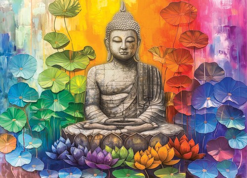 Puzzle farbenfroher - (1000, t.)