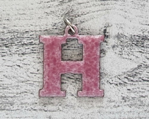 Vintage anhänger rosa - anhänger,