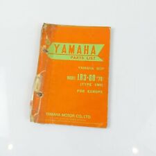 Yamaha LB3 80 Bop 1978 Ersatzteilkatalog Ersatzteilliste Handbuch part list