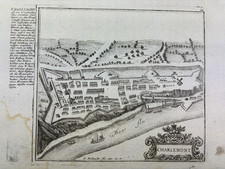 Charlemont, Kupferstich Ansicht Bodenehr um 1720 