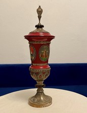 Alter Deckelpokal / Pokal Dose