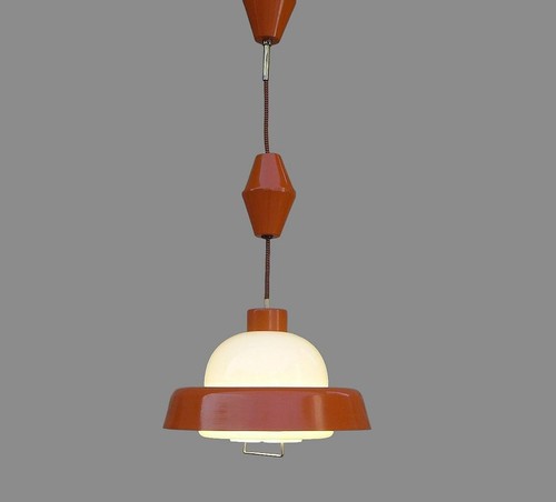 Vintage pendelleuchte orange - vintage,