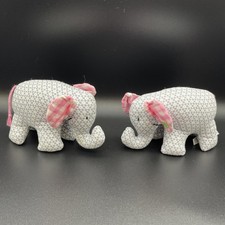 Käthe Kruse Elefant Klein Mit Rassel anthrazit/rosa Kuscheltier 11cm