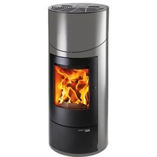 Haas+Sohn Pelletofen HSP 7 Diana Grande-Plus RLU gussgrau glänzend 8,2 kW