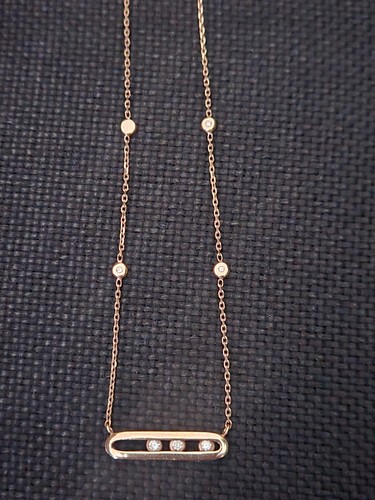 Messika style collier rotgold - messika,