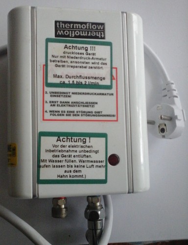 Durchlauferhitzer thermoflow - durchlauferhitzer,