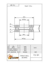 Axial Drucklager F 10-18 M