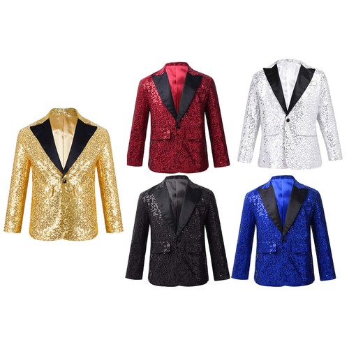 Jungen mantel pailletten jacke - mantel,