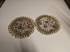 Brokat Deckchen 2x 15cm