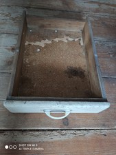 Alte Holzschublade, Küchenschublade, Deko Shabby Landhaus Brokante