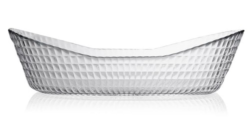 Servierschale oval glas - oval, 1100