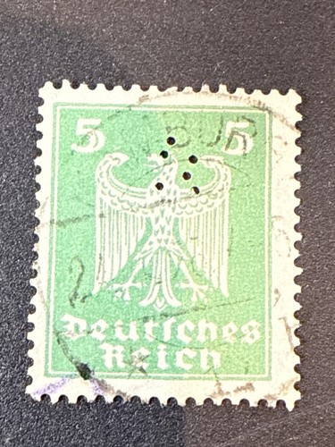 Briefmarke reich - briefmarke, dt.