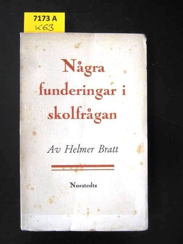 Nagra funderingar - , i