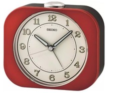 Quarzwecker Seiko QHE195R Kunststoff schleichende Sekunde Obenabsteller