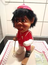 Wackelkopf Figur Skifahrer. ca