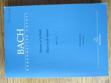 Bach h-Moll-Messe Klavierauszug
