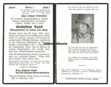 Orig. Sterbebild 34.ID Soldat