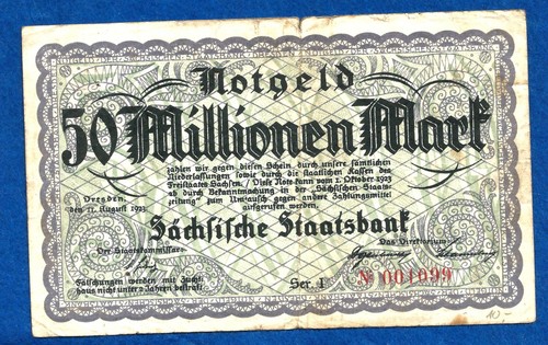 131 notgeld sächsische - notgeld,