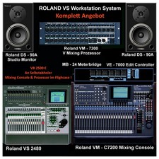 ROLAND STUDIO VS WORKSTATION KOMPLETT ANGEBOT AN SELBSTABHOLER ODER SPEDITION !