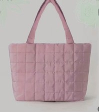 Neu trendy Puffer Tasche Henkeltasche Handtasche Herbst Umhängetasche Altrosa