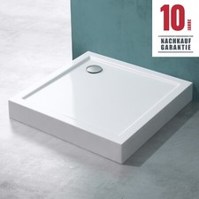 Duschtasse Duschwanne 90x90 80x80  Acrylwanne Höhe 14cm mit Füße & Schürze NEU!!