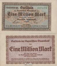 Banknoten Bayern 1923 Inflationsgeld Bayerische Staatsbank bankfrisch