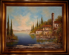 Ölgemälde Mediterrane