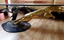 Couchtisch mit Jaguar - wie Kühlerfigur