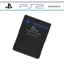 PS2 / PlayStation 2 ORIGINAL 8 MB Memory Card Speicherkarte, schwarz