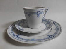 FÜRSTENBERG Modell NORMA Dekor ARIANA Kaffeegedeck 3-teilig / Gedeck Kaffee