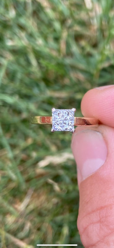 Ring karat gold - 18,