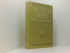 Werke. Abt. 6.?Bd. 1. Also sprach Zarathustra Nietzsche, Friedrich und Giorgio C