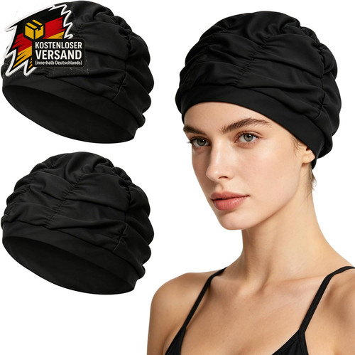 Badekappe damen 2er set - badekappe,
