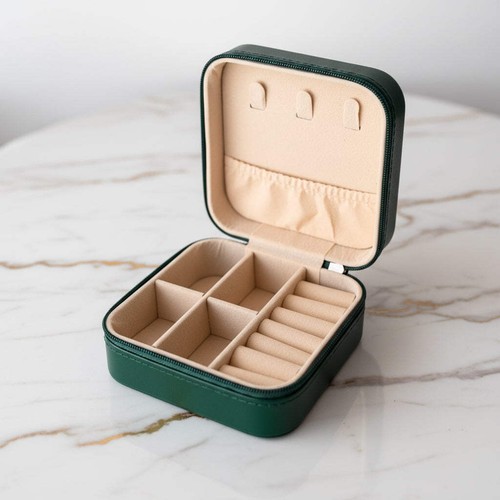 Schmuckbox dunkelgrün - schmuckbox,