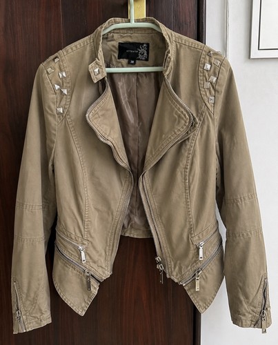 Vintage damen biker jacke - damen,