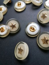 6 x Knopf Knöpfe Escada o.ä