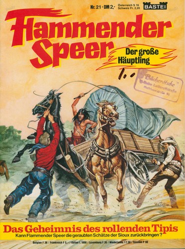Flammender speer - nr., 21