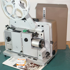 16mm Bauer P7 TS Filmprojektor - frisch gewartet - mit Standbildprojektion