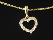 585 goldkette mit kleinem herz - kleinem,