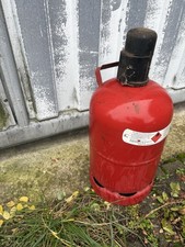 Propan Gasflasche 11kg leer mit Gummikappe DDR Zeiten 5 Kilo Camping Basteln 