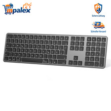 Bluetooth Tastatur Mac DE Grau