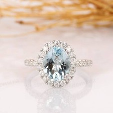 14k Weiss Gold Natürlich