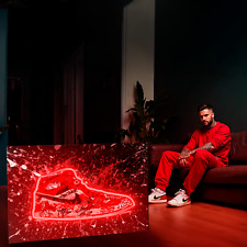 Bild mit LED Beleuchtung