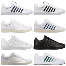K-Swiss Herren Court Winston Trainer Leder Sneaker Klassischer Tennis Schuh